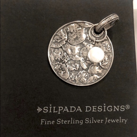 Silpada Jewelry - Silpada sterling silver pearl pendant